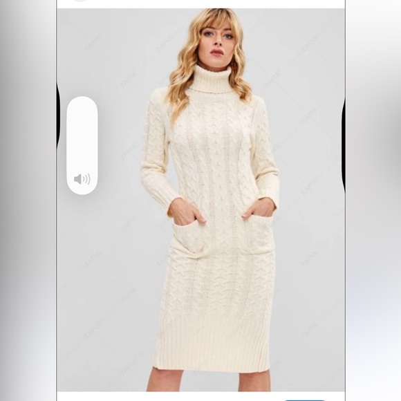 Rachel Zoe Dresses & Skirts - Rachel Zoe Ivory Knit‎ Long Sleeve Dress